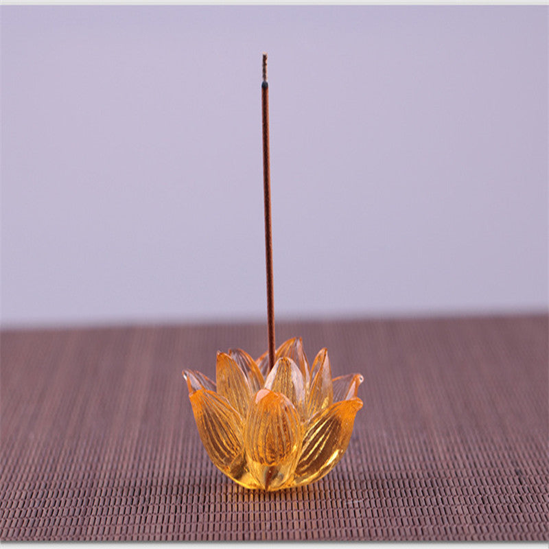BowLift | Aromatherapy Colored Glaze Lotus Incense Burner
