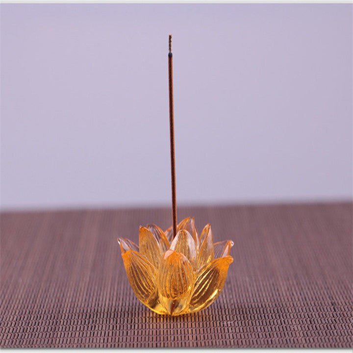 BowLift | Aromatherapy Colored Glaze Lotus Incense Burner