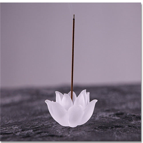 BowLift | Aromatherapy Colored Glaze Lotus Incense Burner