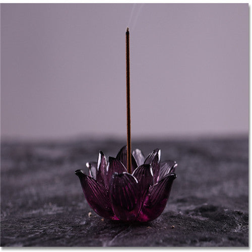 BowLift | Aromatherapy Colored Glaze Lotus Incense Burner