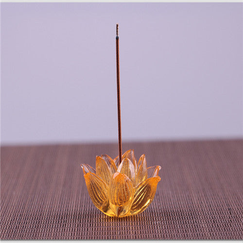 BowLift | Aromatherapy Colored Glaze Lotus Incense Burner