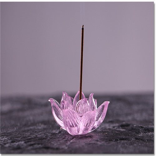 BowLift | Aromatherapy Colored Glaze Lotus Incense Burner