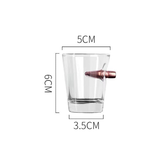 BowLift | Creative Bullet Whisky Glass