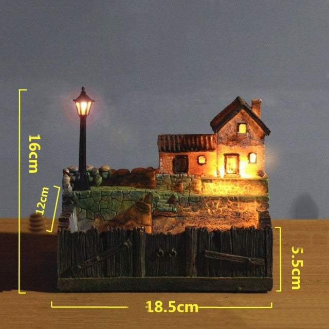 BowLift | Resin Creative Landscape Cozy House Plants Vase