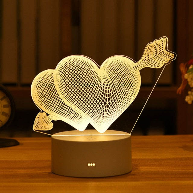 BowLift | 3D Creative Animals Bedside LED Night Lamp