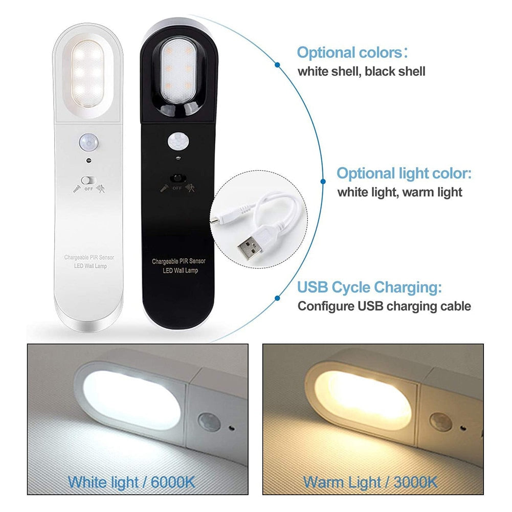 BowLift | Motion Sensor Rotatable LED Wall Lamp