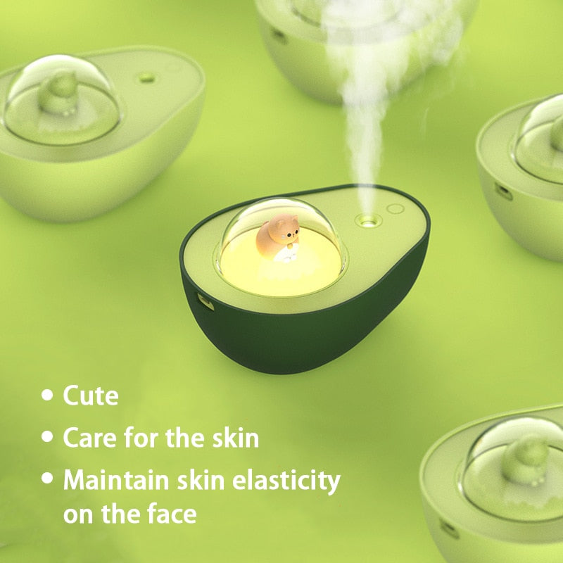 BowLift | Cute Avocado Humidifier Night Lamp