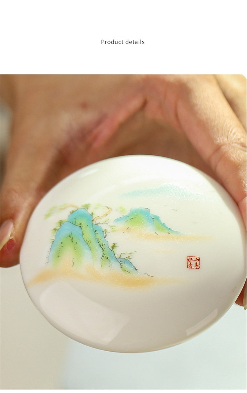 BowLift | Creative Separated Tea Filter Ceramic Cup Set