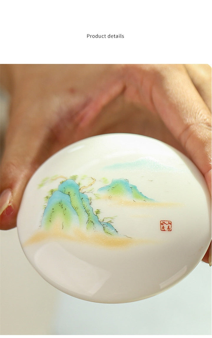 BowLift | Creative Separated Tea Filter Ceramic Cup Set