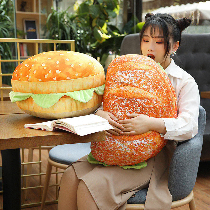 BowLift | 2in1 Comfy Hamburger Pillow Seat Cushion
