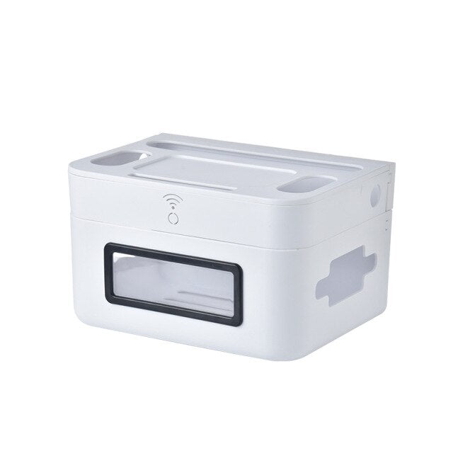 BowLift | Wall-Mounted Wifi Cable Socket Storage Organizer Box