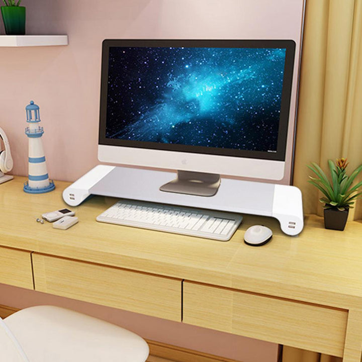 BowLift | Universal USB Phone Charging Monitor Riser Stand