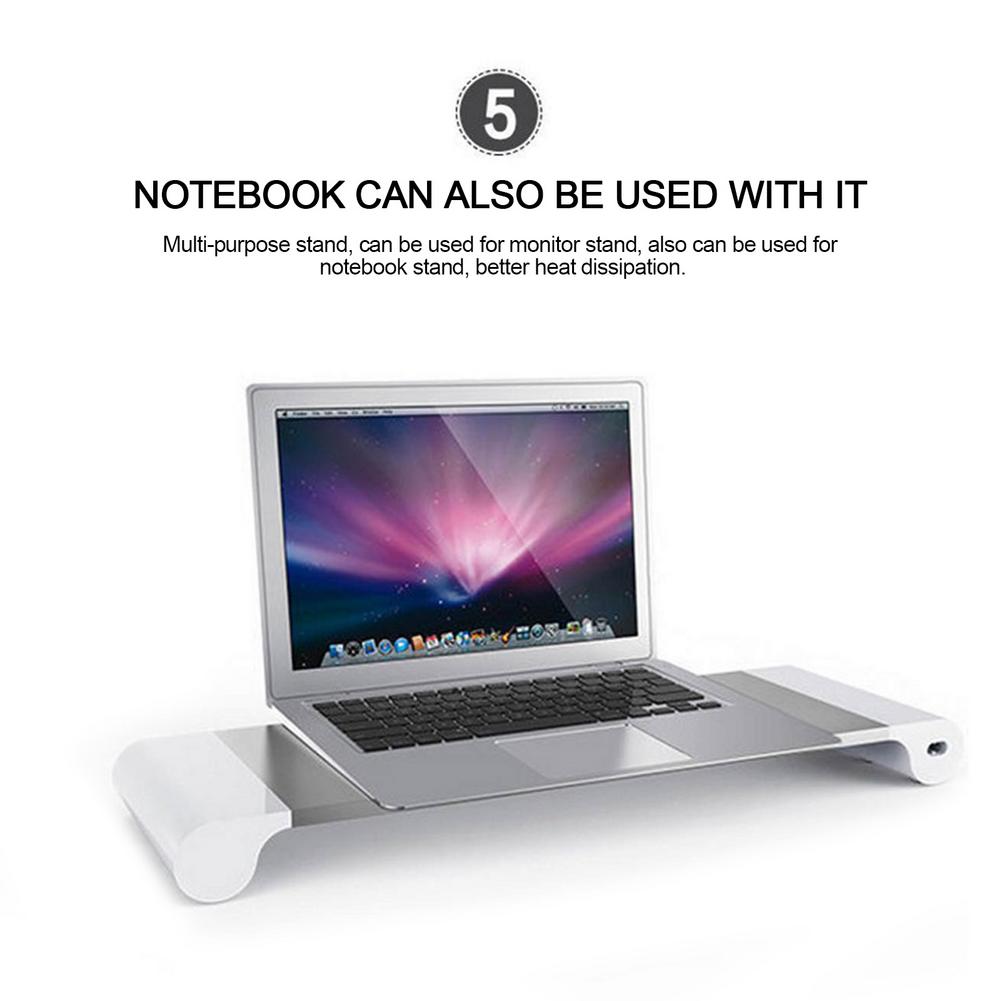 BowLift | Universal USB Phone Charging Monitor Riser Stand