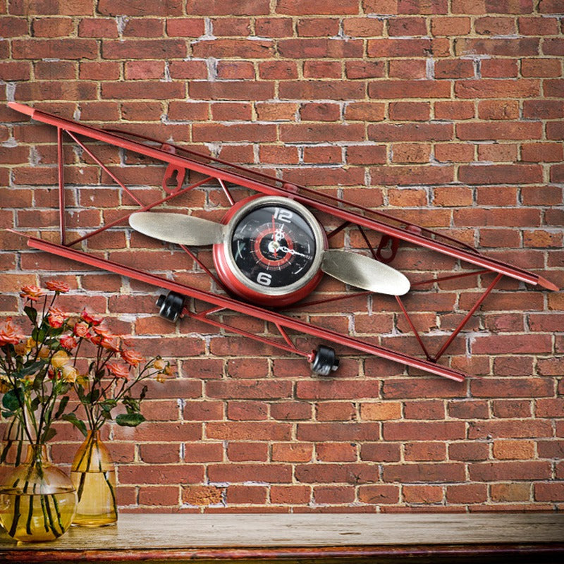 BowLift | Creative Retro Aircraft Wall Clock