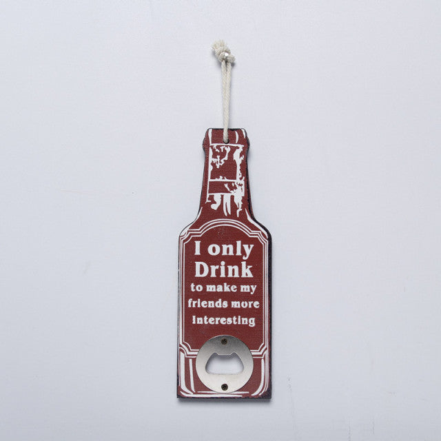BowLift | Retro Wood Bottle Opener