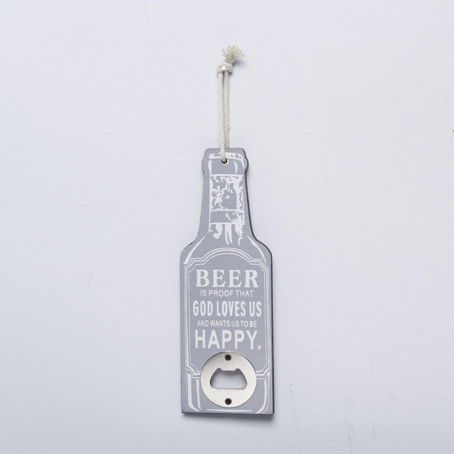 BowLift | Retro Wood Bottle Opener