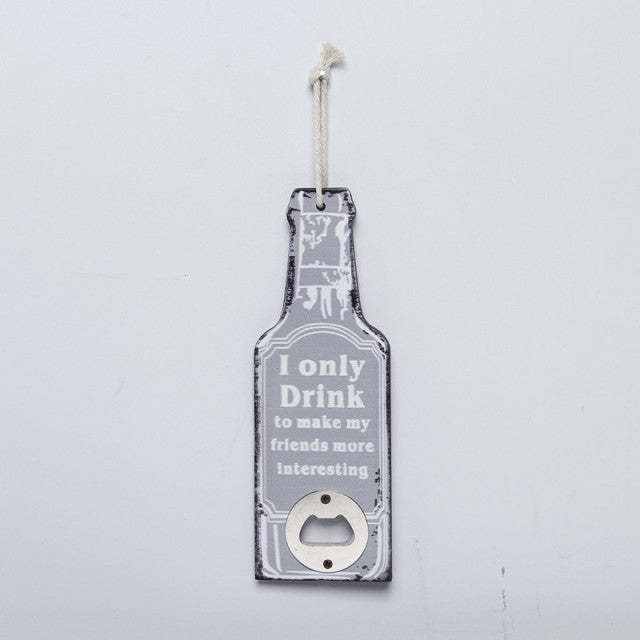BowLift | Retro Wood Bottle Opener