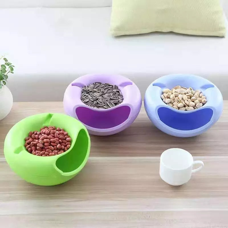 BowLift | Multifunctional Double Layer Dish with Phone Holder