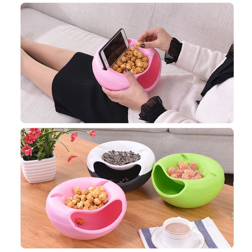 BowLift | Multifunctional Double Layer Dish with Phone Holder