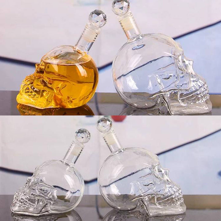 BowLift | Creative Crystal Skull Bottle Decanter
