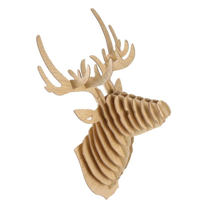 BowLift | 3D Puzzle Wooden Hanging Deer Head