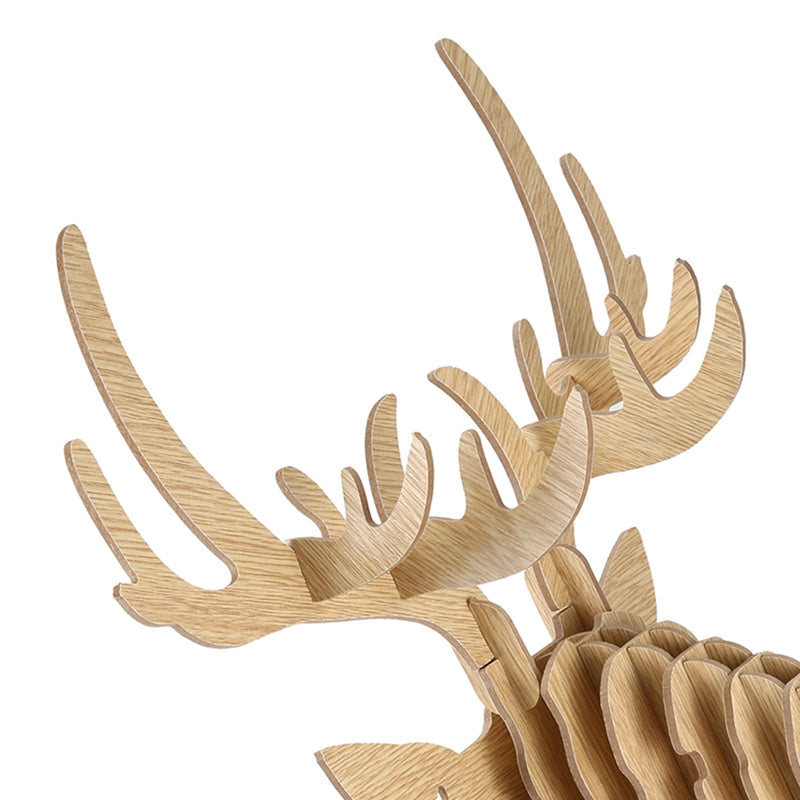 BowLift | 3D Puzzle Wooden Hanging Deer Head