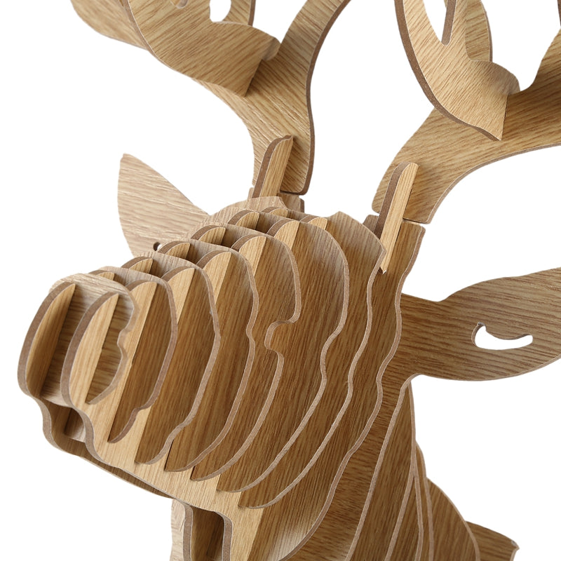 BowLift | 3D Puzzle Wooden Hanging Deer Head