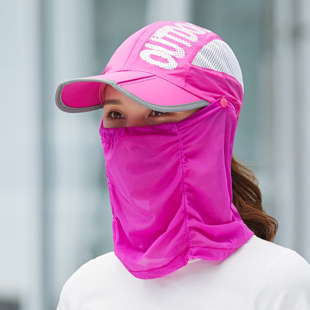 Anti-UV Outdoor Breathable Summer Cap Hat Bowlift