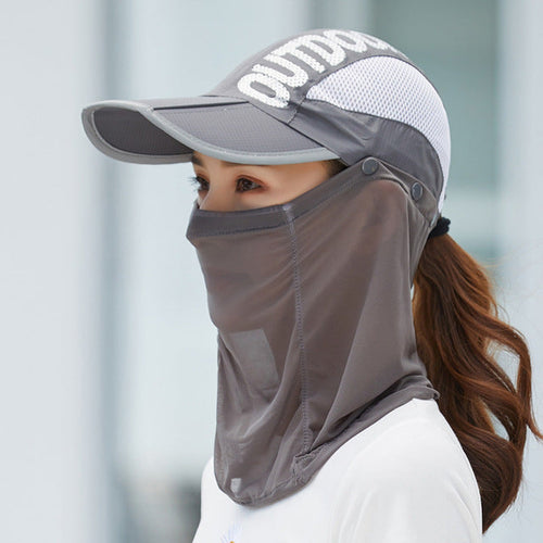 Anti-UV Outdoor Breathable Summer Cap Hat Bowlift
