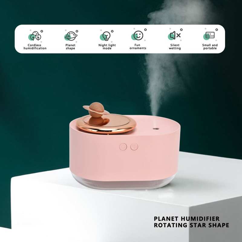 BowLift | Rotating Planet Space USB Humidifier