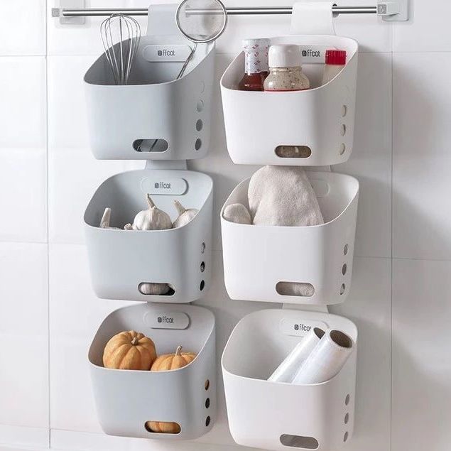 BowLift | Wall-Mounted Simple Hanging Stackable Storage Basket