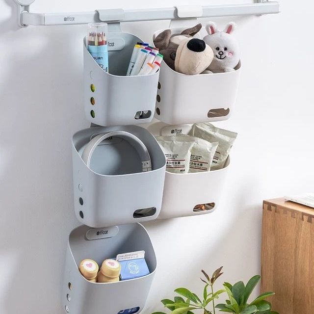BowLift | Wall-Mounted Simple Hanging Stackable Storage Basket