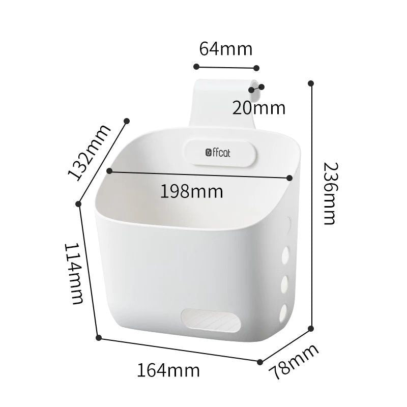 BowLift | Wall-Mounted Simple Hanging Stackable Storage Basket