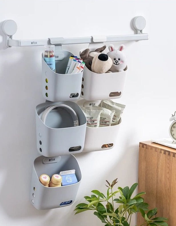 BowLift | Wall-Mounted Simple Hanging Stackable Storage Basket