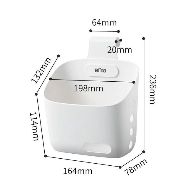 BowLift | Wall-Mounted Simple Hanging Stackable Storage Basket