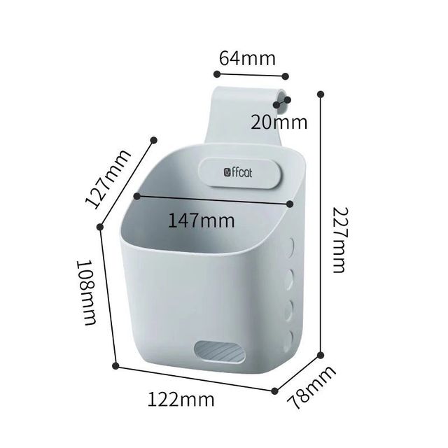 BowLift | Wall-Mounted Simple Hanging Stackable Storage Basket