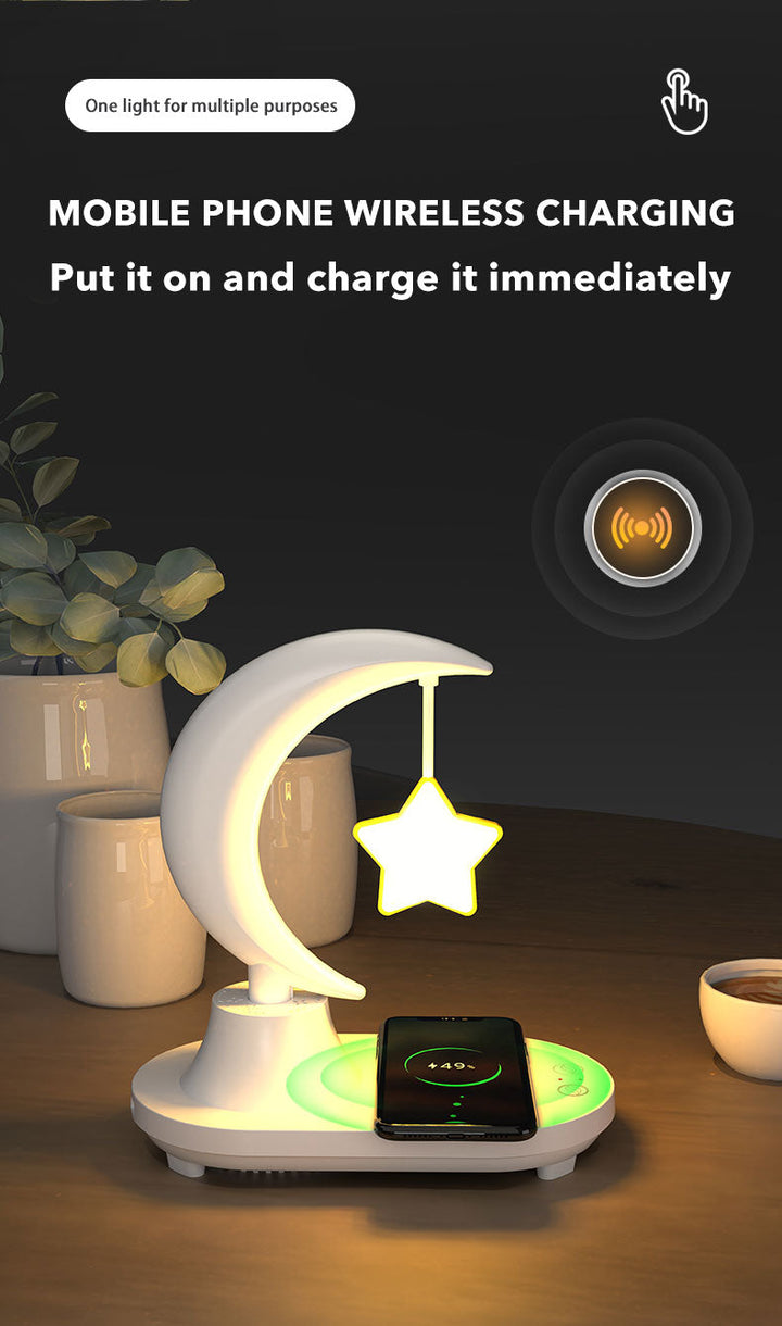 BowLift | Moon Star Wireless Charging Night Lamp