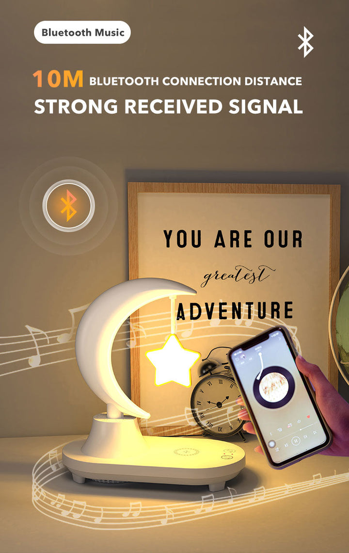 BowLift | Moon Star Wireless Charging Night Lamp