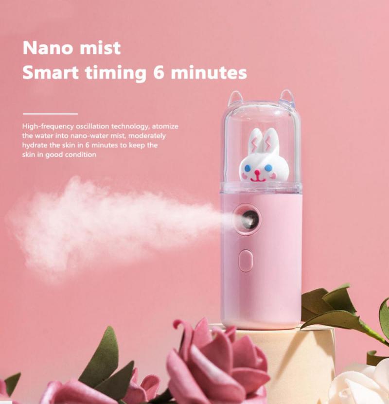 BowLift | USB Cartoon Animal Rechargeable Mini Face Steamer
