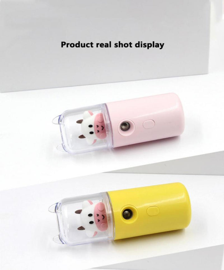 BowLift | USB Cartoon Animal Rechargeable Mini Face Steamer