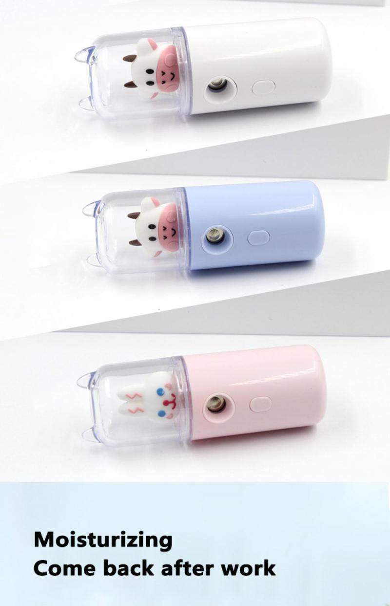BowLift | USB Cartoon Animal Rechargeable Mini Face Steamer