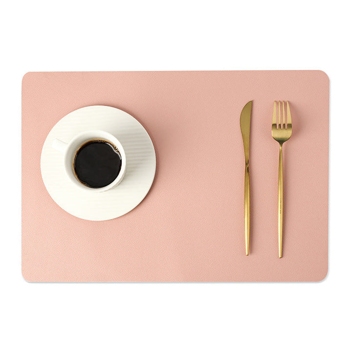 BowLift | Modern Rectangular Waterproof PU Leather Place Mats