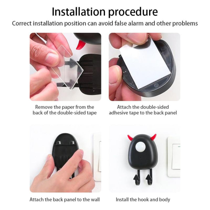 Cartoon Elf Sensor Voice Reminder Key Hook | Bowlift