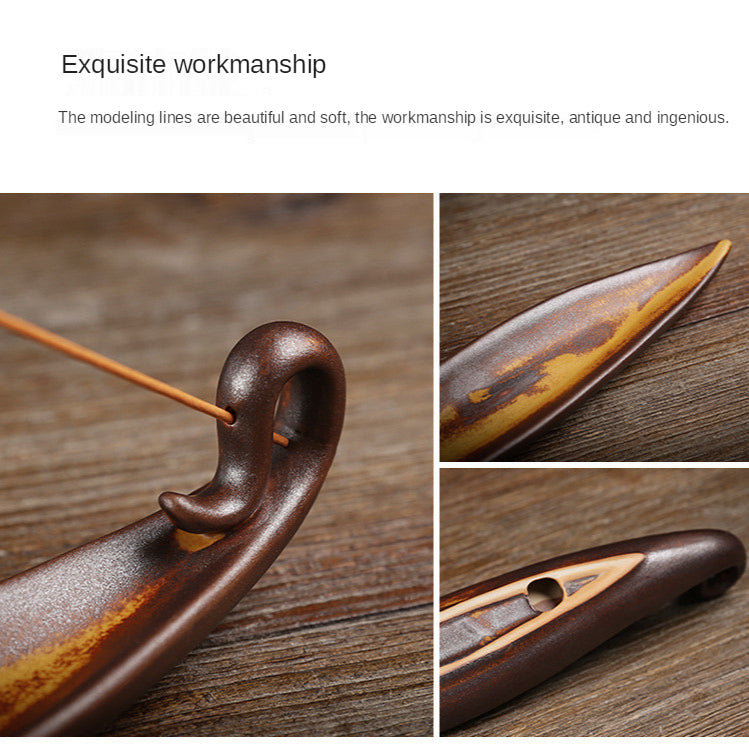 BowLift | Wooden Zen Incense Holder