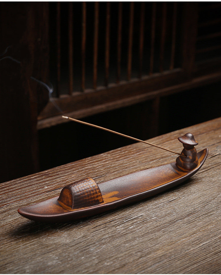 BowLift | Wooden Zen Incense Holder