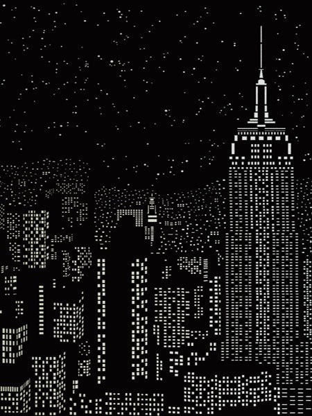 BowLift | Blackout Amazing City Night View Window Sticker