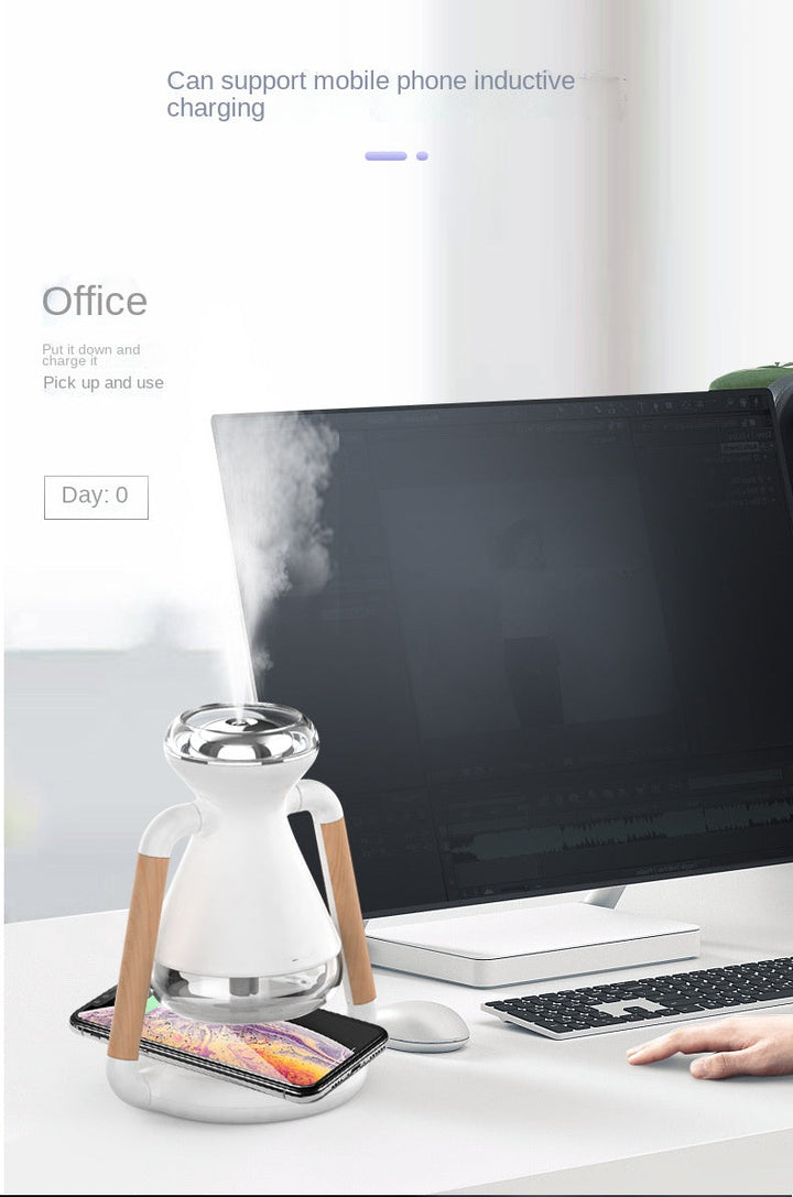 BowLift | Mini Air Humidifier Wireless Phone Charger