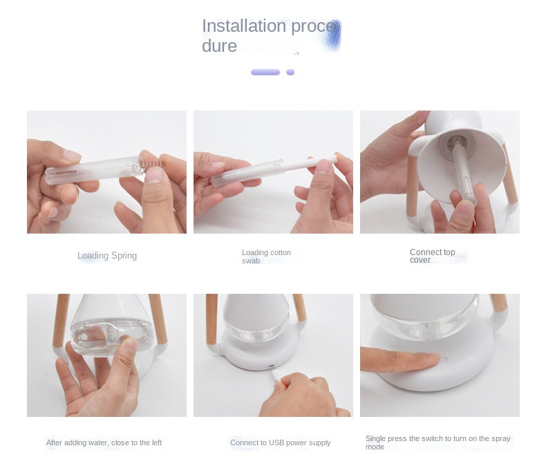 BowLift | Mini Air Humidifier Wireless Phone Charger