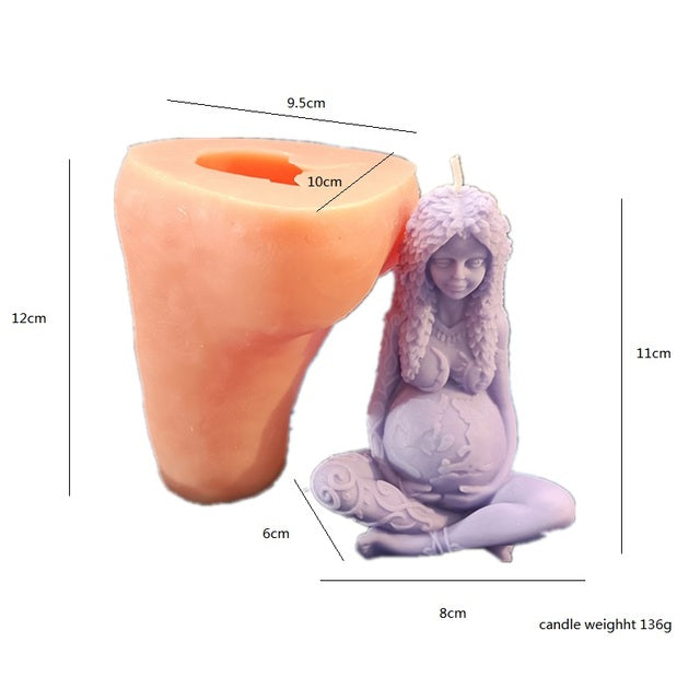 BowLift | Handmade Mother Earth Candle Mold