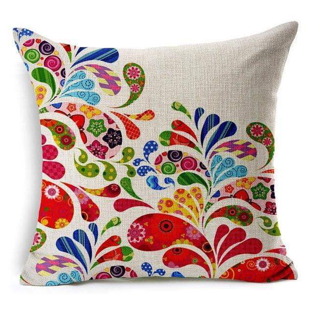 BowLift | Floral Animal Tree of Life Bird Back Home Decorative Throw Pillow Cover